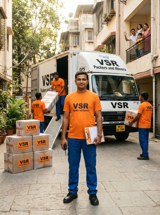 Why choose VSR Packers and Movers - Professional packing and moving team at work