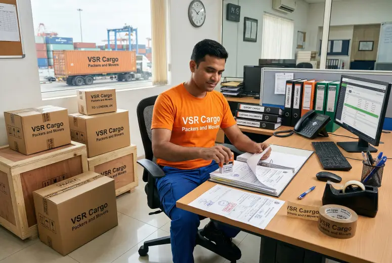 Sea Freight Container Loading - VSR CargoPackers and Movers Gallery