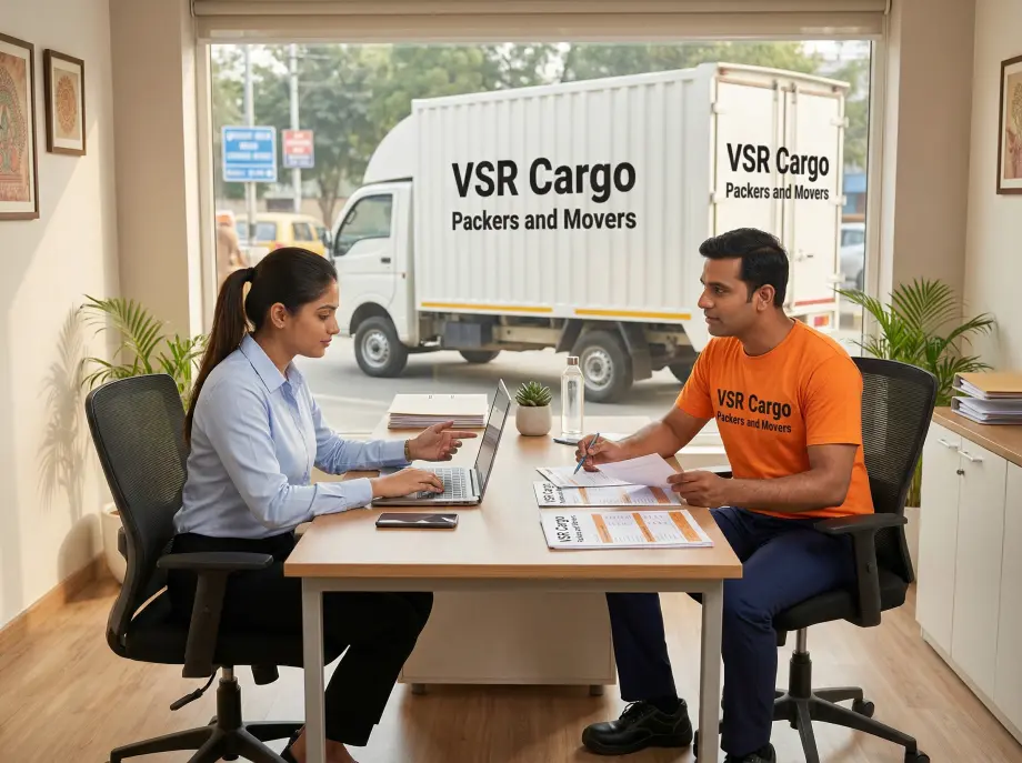 Step 01 – Request Quote | VSR CargoPackers and Movers