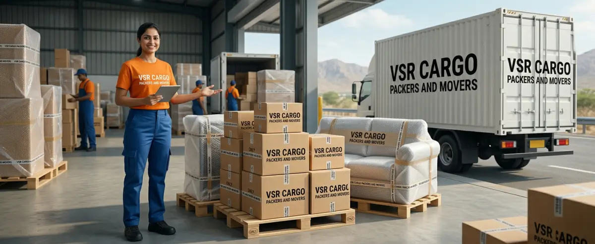Comprehensive goods transit insurance coverage for safe moving by VSR CargoPackers and Movers