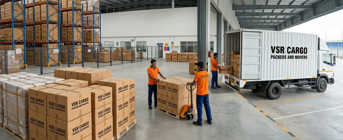 Secure climate-controlled warehousing and storage facility by VSR CargoPackers and Movers India