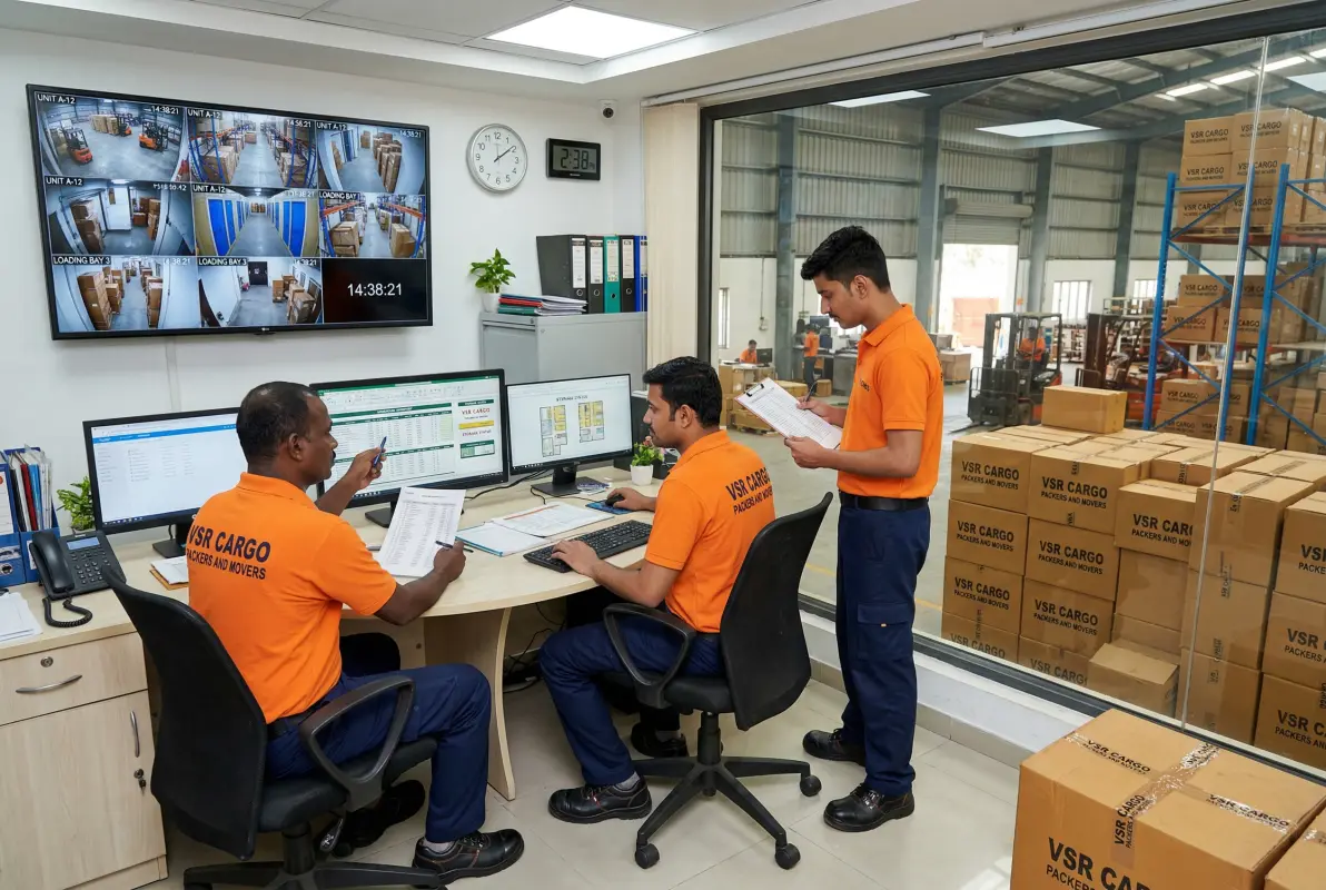 24/7 CCTV surveillance and security monitoring at VSR Cargowarehouse facility